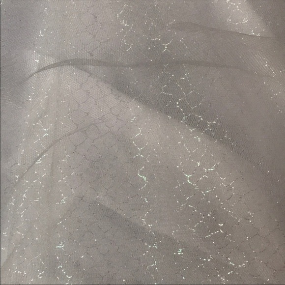 Dress | White and purple tulle formal dress - Picture 3 of 5